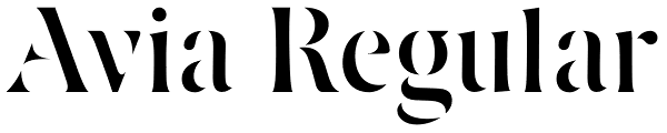 Avia Regular Font