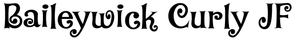 Baileywick Curly JF Font