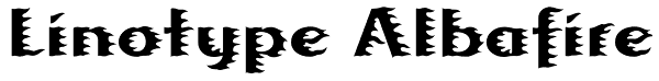 Linotype Albafire Font