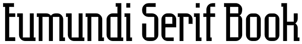 Eumundi Serif Book Font