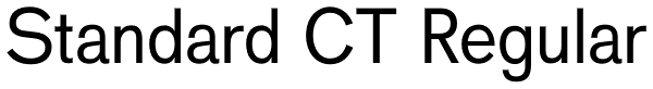 Standard CT Regular Font