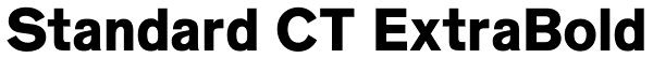 Standard CT ExtraBold Font