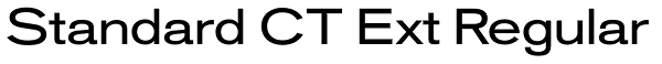 Standard CT Ext Regular Font