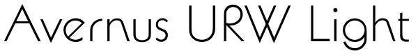 Avernus URW Light Font