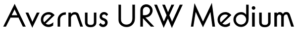 Avernus URW Medium Font