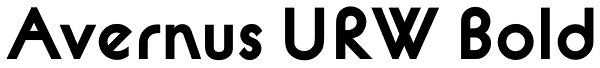 Avernus URW Bold Font