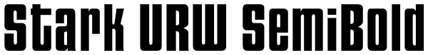 Stark URW SemiBold Font