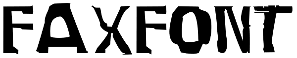 FAXFONT Font