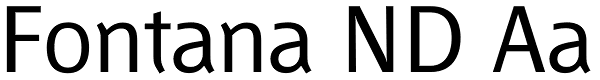 Fontana ND Aa Font