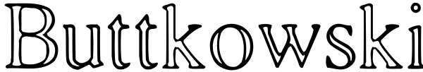 Buttkowski Font