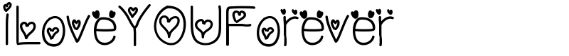 ILoveYOUForever Font