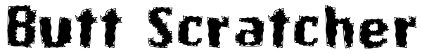 Butt Scratcher Font