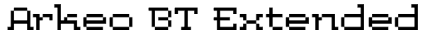 Arkeo BT Extended Font