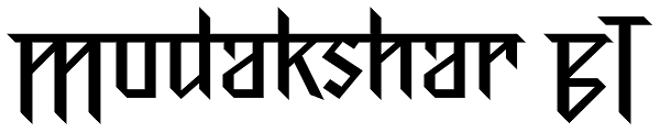 Modakshar BT Font