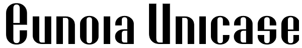 Eunoia Unicase Font