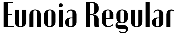 Eunoia Regular Font