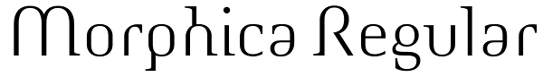 Morphica Regular Font