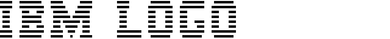 IBM Logo Font
