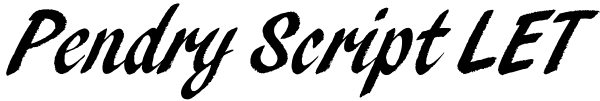 Pendry Script LET Font