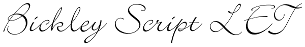 Bickley Script LET Font