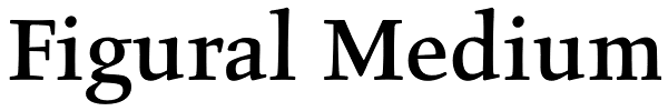 Figural Medium Font