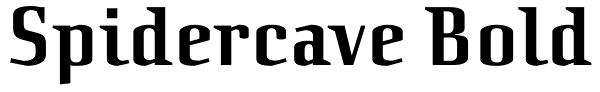 Spidercave Bold Font