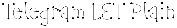 Telegram LET Plain Font
