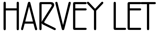 Harvey LET Font