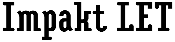 Impakt LET Font