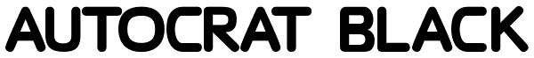 Autocrat Black Font