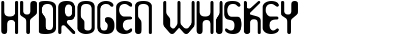 Hydrogen Whiskey Font Free Download | Font Spy