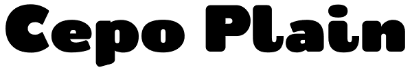 Cepo Plain Font