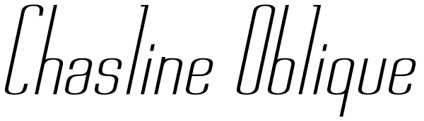 Chasline Oblique Font