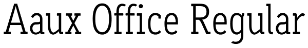 Aaux Office Regular Font