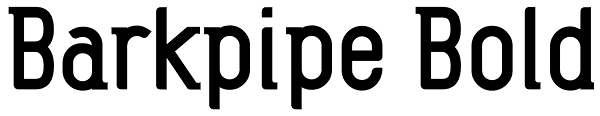 Barkpipe Bold Font