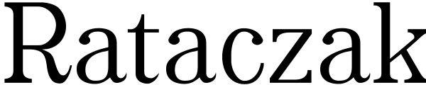 Rataczak Font