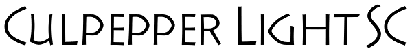 Culpepper Light SC Font