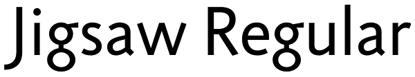 Jigsaw Regular Font