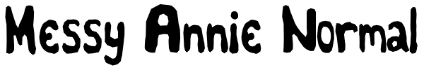 Messy Annie Normal Font