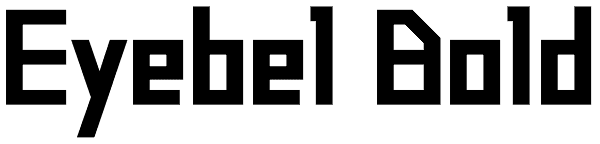 Eyebel Bold Font