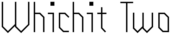 Whichit Two Font