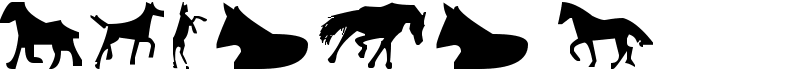 Horses 1 Font