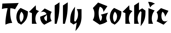 Totally Gothic Font