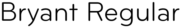 Bryant Regular Font