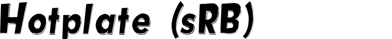 Hotplate (sRB) Font