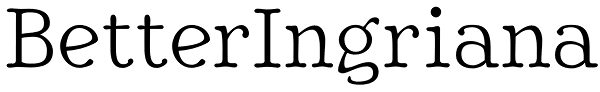 BetterIngriana Font