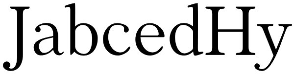 JabcedHy Font