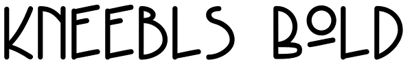 Kneebls Bold Font