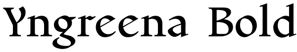 Yngreena Bold Font