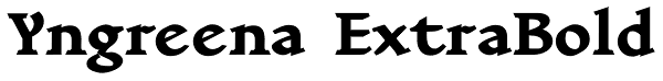 Yngreena ExtraBold Font